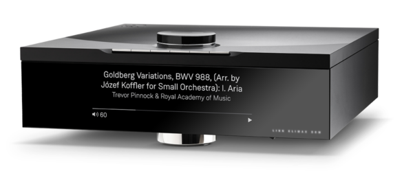 Linn Audio Klimax DSM 2021 High End Audio Streamer und Verstärker Front Display